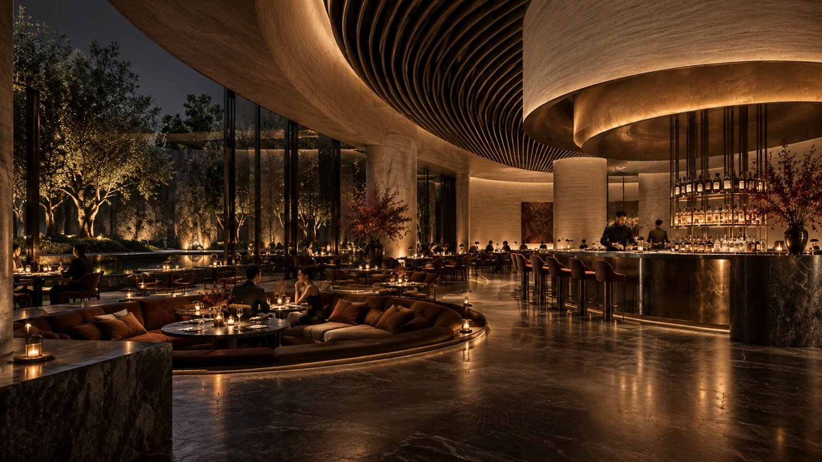 Dining and lounge — Concept concept