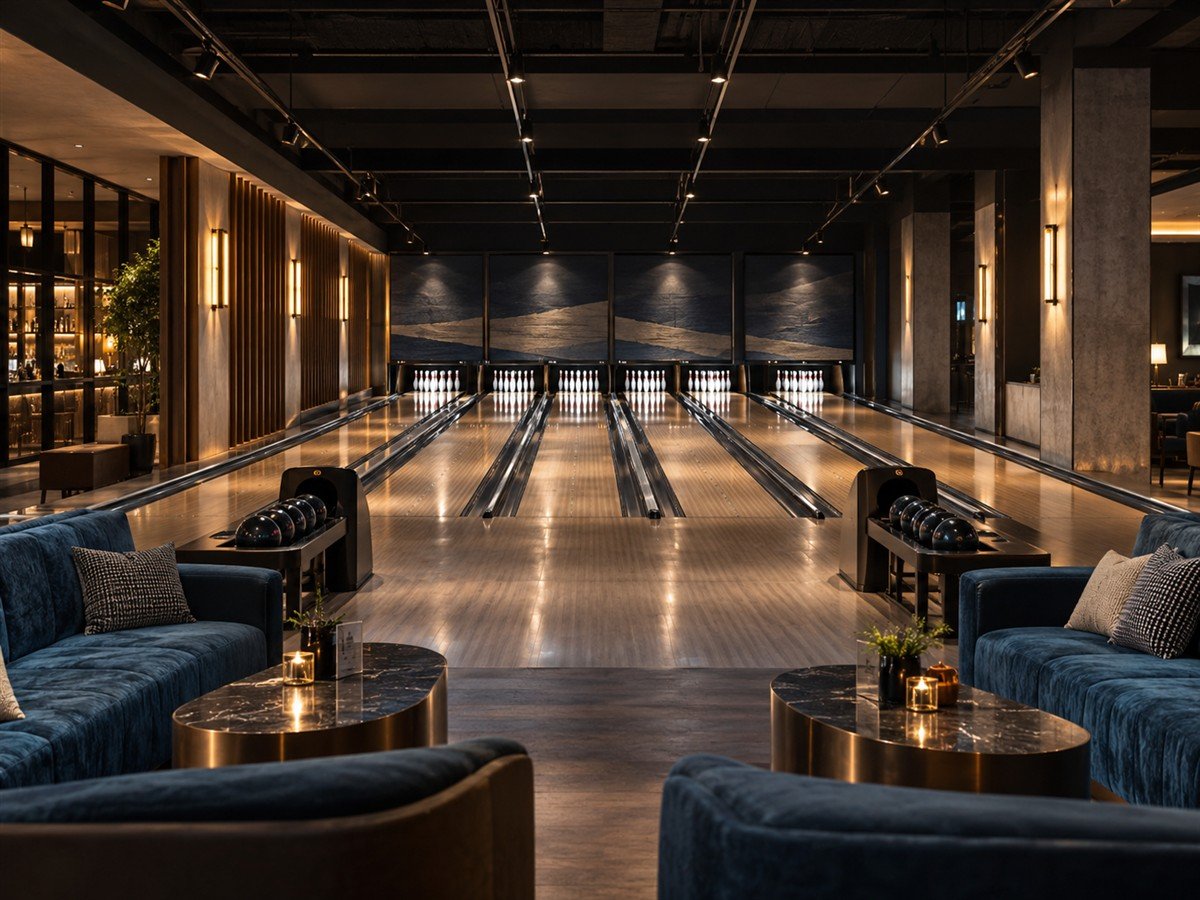 Bowling Alleys architectural concept