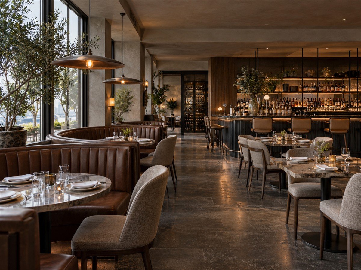 Food and Beverage Outlets architectural concept