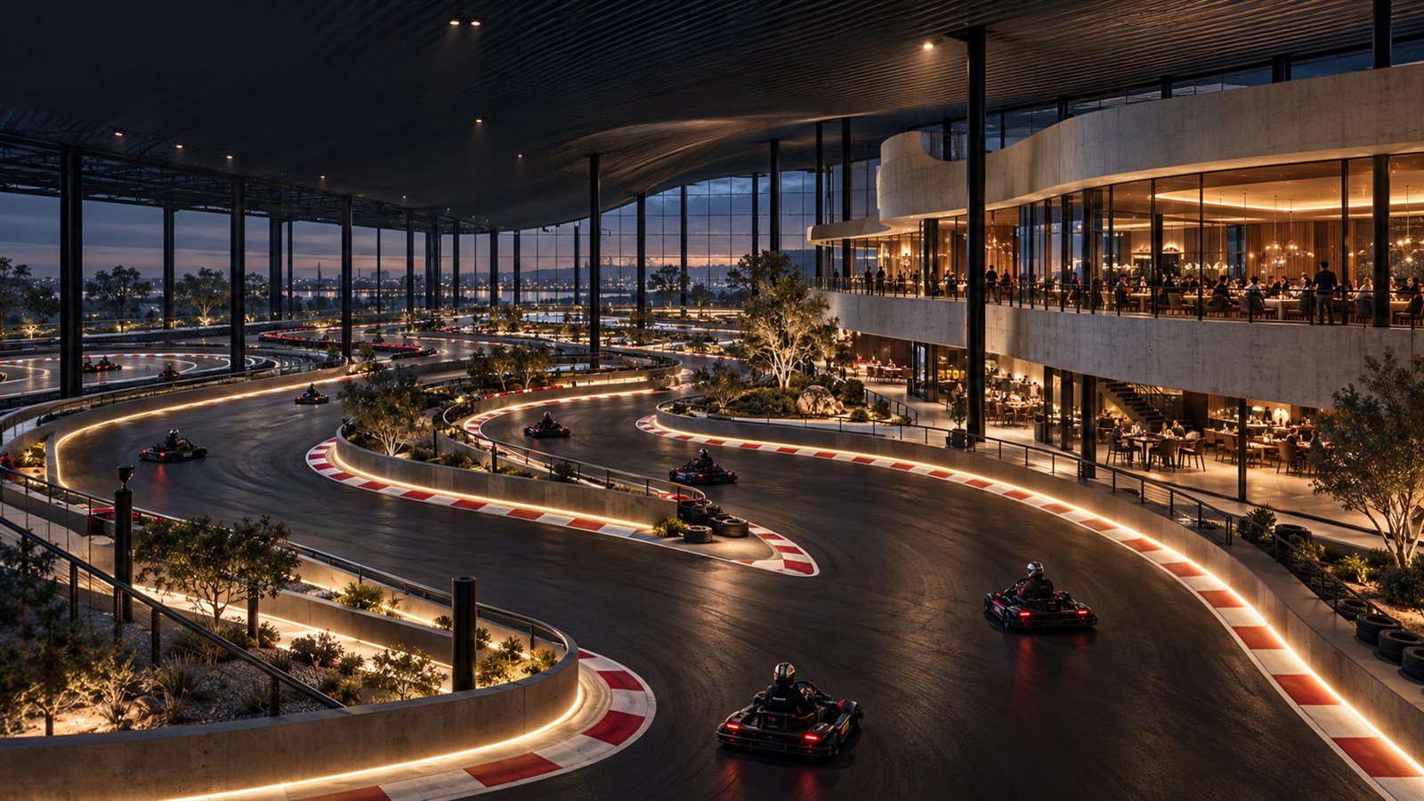 Go-kart destination — Concept concept